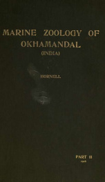 Report to the government of Baroda on the marine zoology of Okhamandal in Kattiawar pt. 2_cover