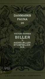 Danmarks fauna; illustrerede haandbøger over den danske dyreverden.. 26_cover