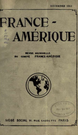 France-Amérique magazine 1912, Dec_cover