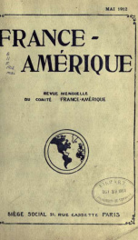 France-Amérique magazine 1912, Mai_cover