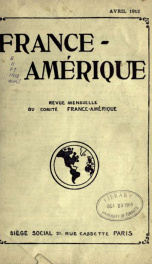France-Amérique magazine 1912, Avril_cover