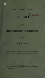 Report For Year 1888_cover