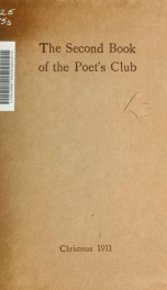 The second book of the Poets' Club_cover