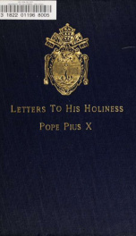 Letters to His Holiness, Pope Pius X_cover