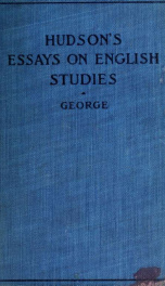 Essays on English studies_cover