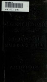 The Gracchi, Marius, and Sulla;_cover