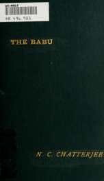 English translation of "The Babu", a Bengali society farce_cover