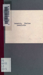 Lancilotto; poema cavalleresco. Publicato la prima volta per cura di Crescentino Giannini_cover