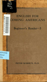 English for coming Americans, beginner's reader 1-3 3_cover