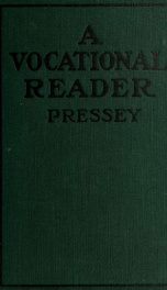 A vocational reader, by Park Pressey;_cover