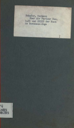 Über die Pariser Hss. 1451 und 22555 der Huon de Bordeaux-Sage; Beziehung der Hs. 1451 zur "Chanson de Croissant", die "Chanson de Huon et Callisse", die "Chanson de Huon, roi de féerie"_cover