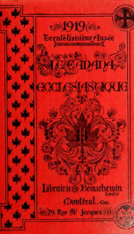 Le Canada ecclésiastique 1919_cover