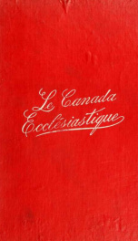 Le Canada ecclésiastique 1911_cover