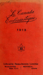 Le Canada ecclésiastique 1913_cover