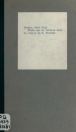 Etude sur la flexion dans le voyage de S. Brandan, poème anglo-normand du 12e siècle_cover