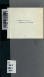 Gautier d'Aupais, poème courtois du 13e siècle. Edité par Edmond Faral_cover