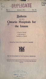 Bulletin of the Ontario Hospitals for the Insane n.02 v.06_cover