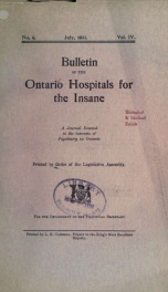 Bulletin of the Ontario Hospitals for the Insane n.04 v.04_cover
