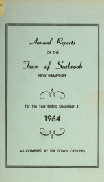 Annual reports of the Town of Seabrook, New Hampshire 1964_cover