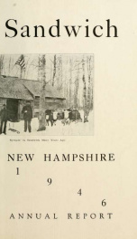 Annual reports Town of Sandwich, New Hampshire 1946_cover