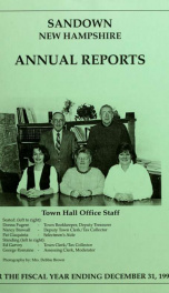 Annual reports for the Town of Sandown, New Hampshire 1995_cover