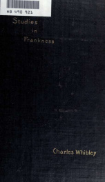 Studies in frankness_cover