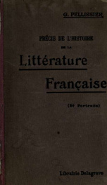 Précis de l'histoire de la littérature française_cover