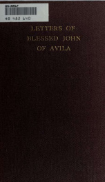 Letters of Blessed John of Avila_cover