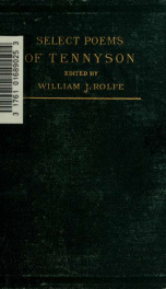 Select poems. Edited with notes by William J. Rolfe_cover