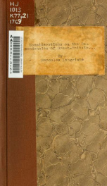 Considerations on the dependencies of Great Britain : with observations on a pamphlet, intitled, The Present state of the nation_cover