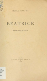 Beatrice : saggio dantesco_cover