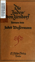 Die Juden von Zirndorf : roman_cover