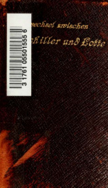 Schiller und Lotte : ein Leben in Briefen_cover