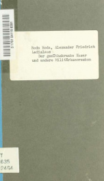 Der gemüthskranke Husar und andere Militärhumoresken_cover