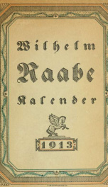 Wilhelm Raabe-Kalender 1913_cover