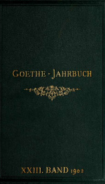 Goethe-Jahrbuch 23_cover