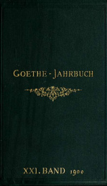Goethe-Jahrbuch 21_cover
