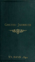 Goethe-Jahrbuch 15_cover