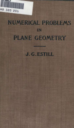 Numerical problems in plane geometry with metric and logarithmic tables_cover