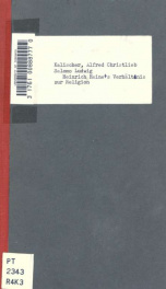 Heinrich Heine's Verhältnis zur Religion_cover