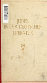 Juden in der deutschen Literatur; Essays über zeitgenössische Schriftsteller. Hrsg. von Gustav Krojanker_cover