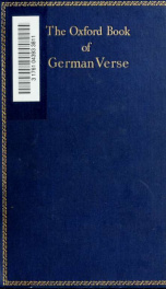 Das Oxforder Buch deutscher Dichtung, vom 12ten bis zum 20sten Jahrhundert, hrsg. von H.G. Fiedler mit einem geleitworte von Gerhart Hauptmann_cover