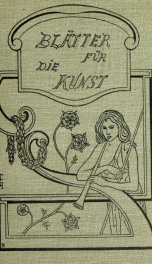 Blätter für die Kunst 05_cover