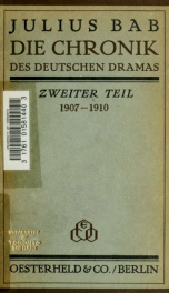 Die Chronik des deutschen Dramas 02_cover
