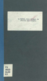 L'école des satyres; un acte en prose, créé le 18 janvier 1908, au Théâtre Fémina, et repris le 30 janvier 1908, au Théâtre des arts [par] J.J. de la Batut et S. Bonmariage_cover