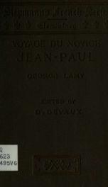 Voyage du novice Jean-Paul à travers la France d'Amérique. Par Georges Lamy. Adapted and edited by D. Devaux_cover