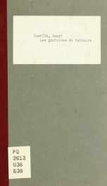 Les gauloises du Calvaire; poème dramatique en 3 actes en vers_cover