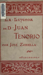 La leyenda de don Juan Tenorio (fragmento) Illus. de J.L. Pellicer_cover