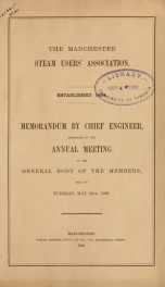 Memorandum by chief engineer 1900_cover