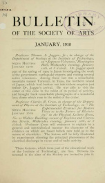 Bulletin january 1910_cover
